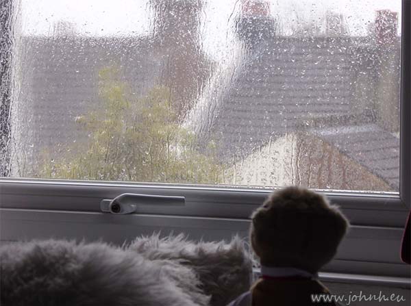 Early Spring Bank Holiday - Rain on the window