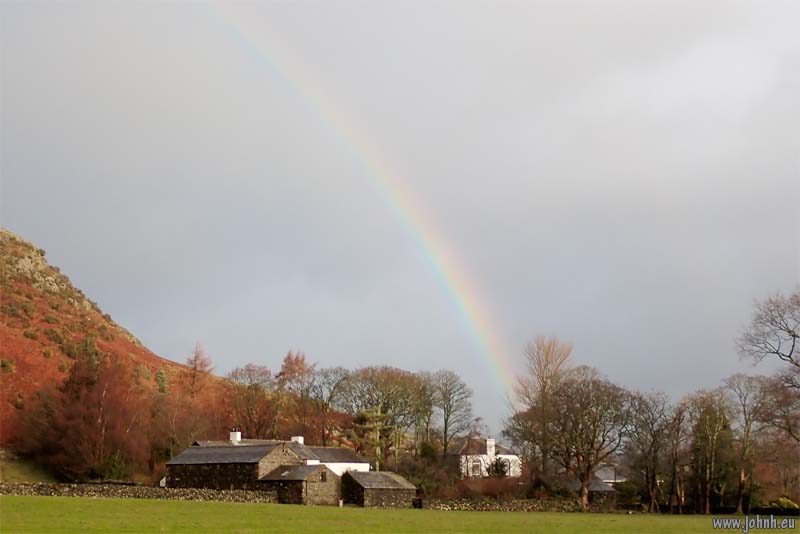 Rainbow at Mungrisedale, Cumbria