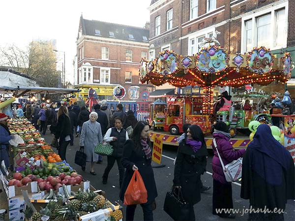 Fulham Festival market, North End Road, Fulham, London