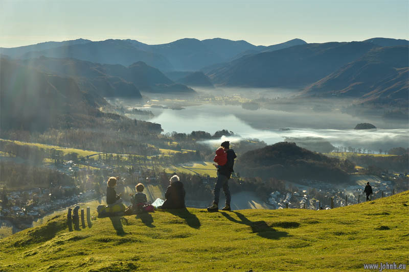 Picnic on Latrigg, Cumbria