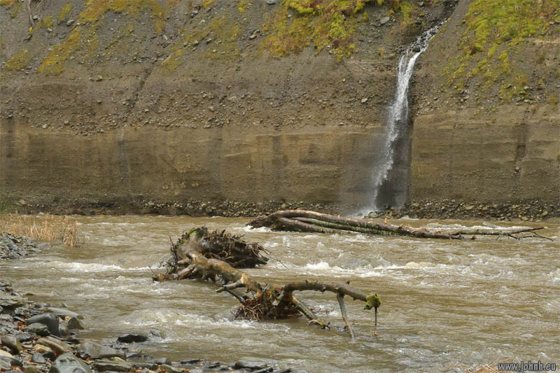 Water in the gorge of the River Greta, Cumbria