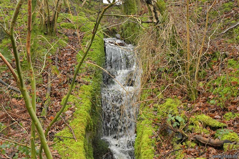 Water in the gorge of the River Greta, Cumbria