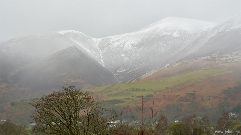 Snow on Skiddaw