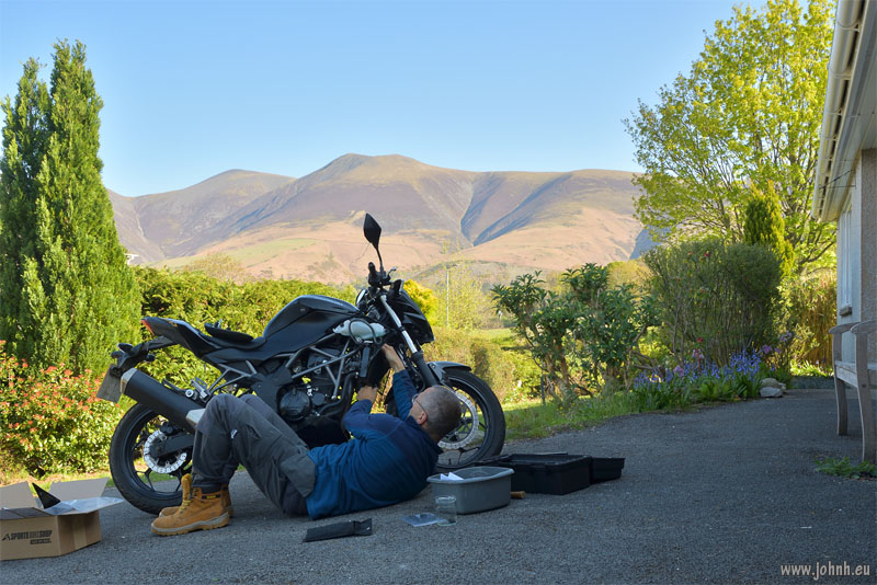 Accessorising my Ninja Z250SL 