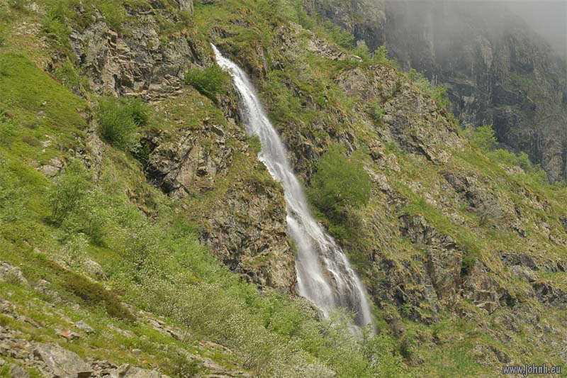 Waterfall of the Valgaudemaur, Parc National des Écrins