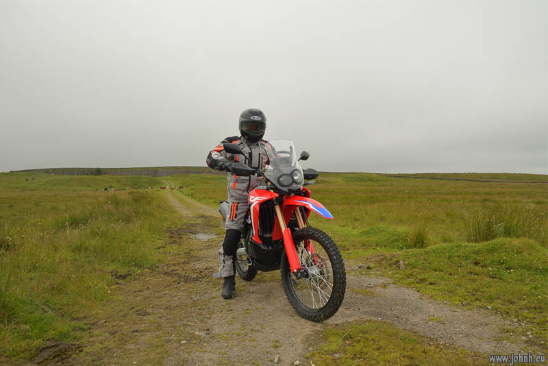 Riding my new CRF300 Rally bike home