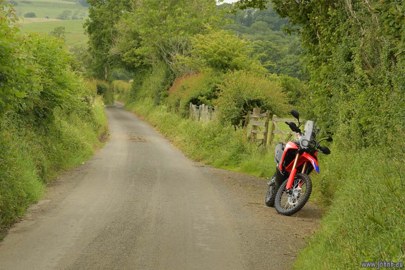 Riding my new CRF300 Rally bike home
