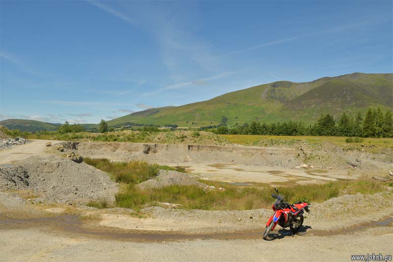 Riding from Keswick to Matterdale, Lake District National Park