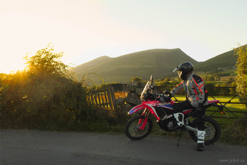 Sunset ride out near Keswick, Cumbria
