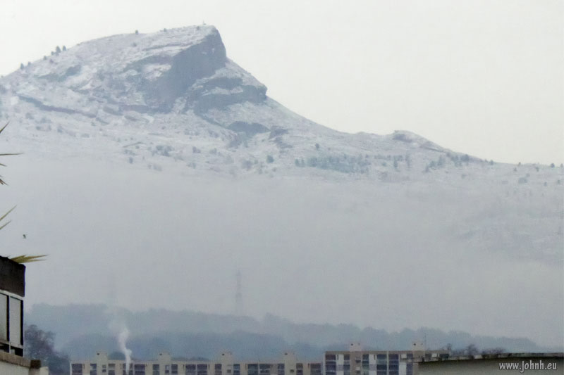 Snow on le Garlaban, Marseille, Provence Snow on le Garlaban, Marseille, Provence