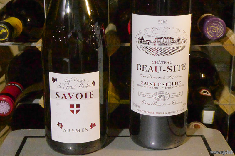 Abymes 2021 (Terroirs de Jean Perrier) & Château Beau-Site 2005 