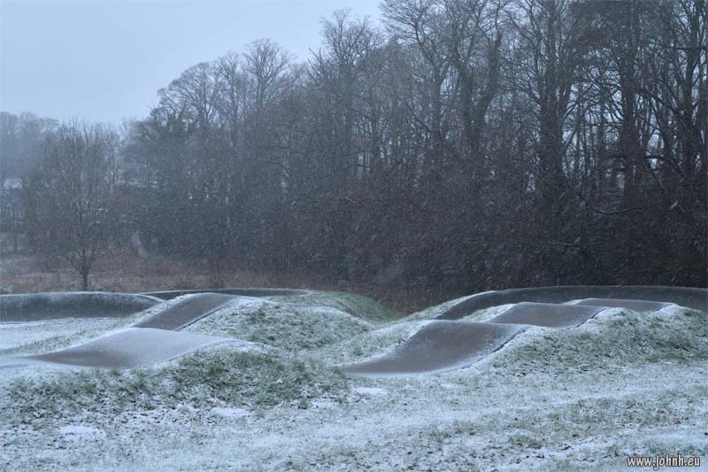 Blizzard in Keswick, Cumbria