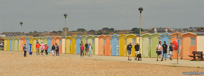 Beach huts at Seaford, Sussex