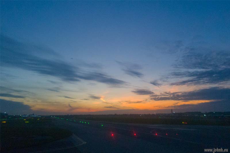 Dawn at Heathrow airport
