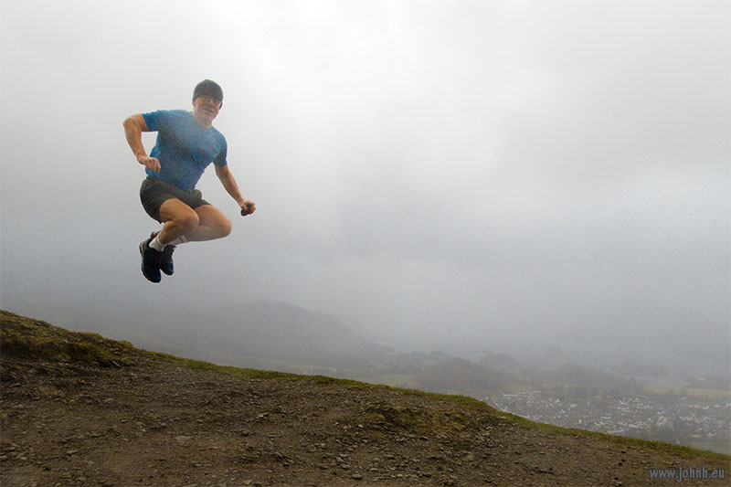 Running Latrigg, Lake District National Park