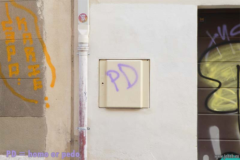 Tags and graffitos in Marseille 5th and 6th arondissments