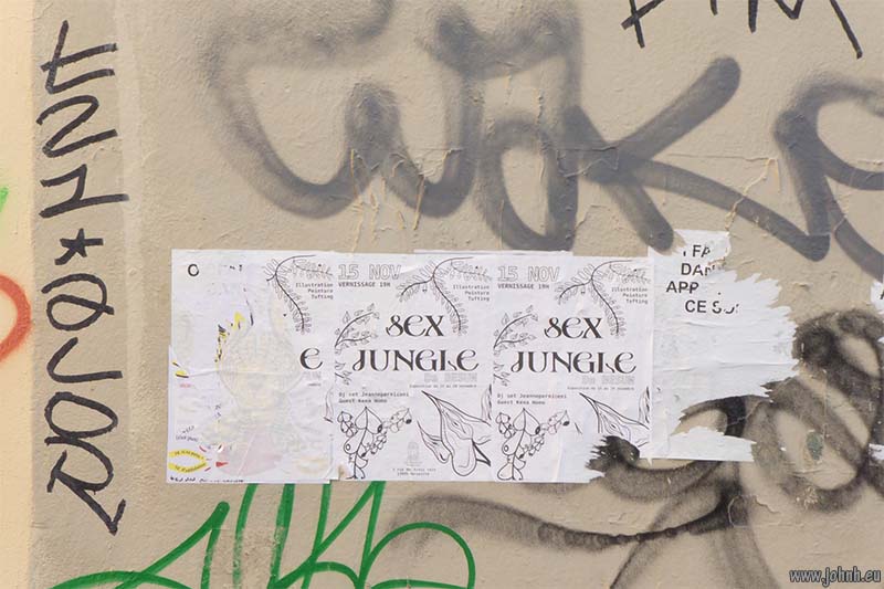 Tags and graffitos in Marseille 5th and 6th arondissments