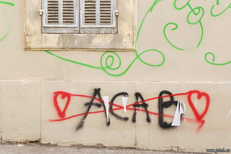 Tags and graffitos in Marseille 5th and 6th arondissments