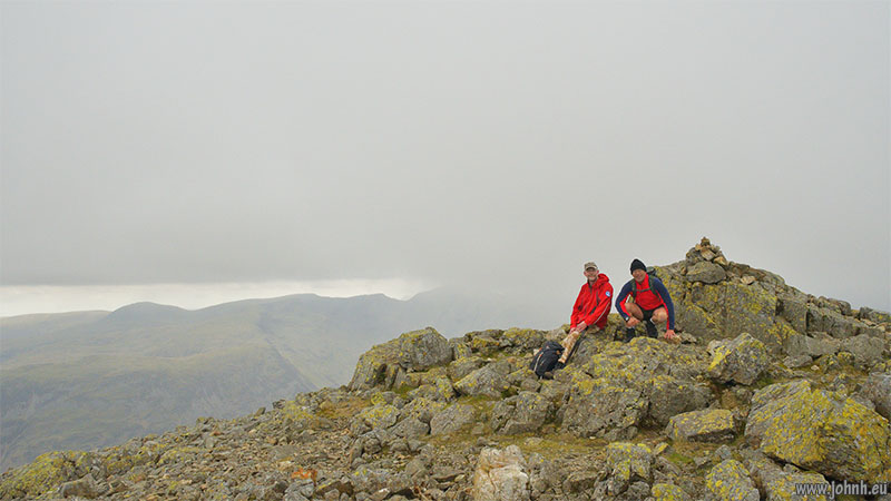 Scafell summit, 964 m., Lake District National Park