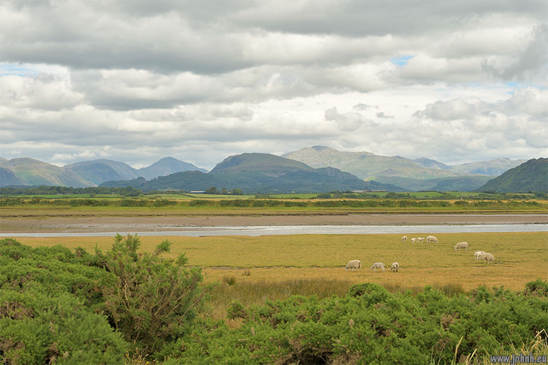 View from Drigg Dunes to the western fells