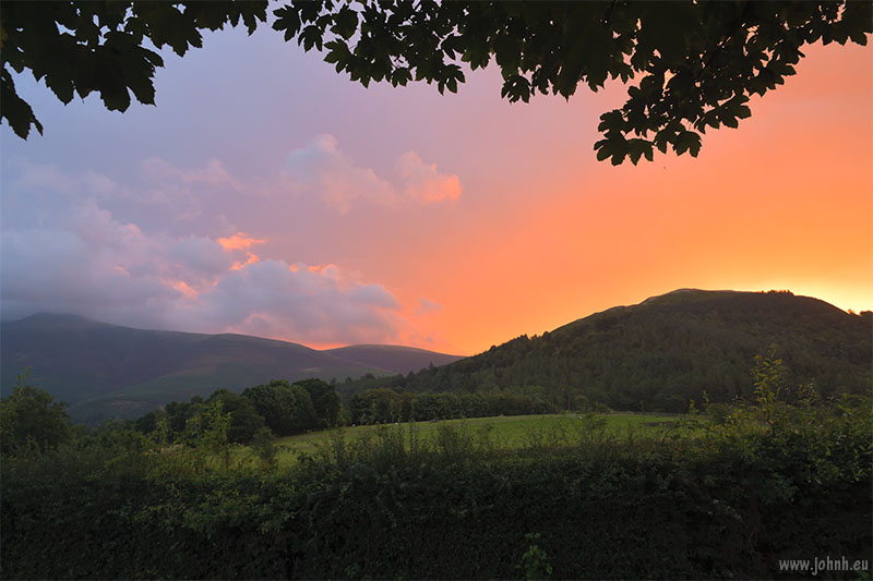 Dramatic dawn over Skiddaw and Latrigg