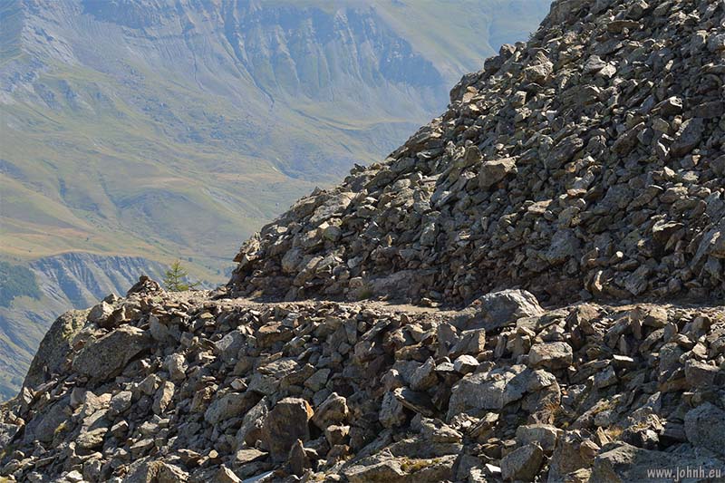 Hike from the téléphérique at La Grave, Alpes-de-Haut-Provence