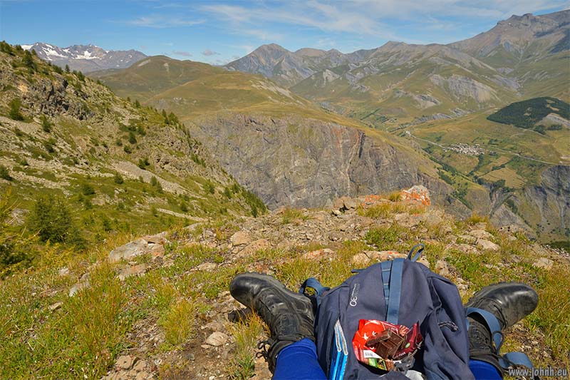 Hike from the téléphérique at La Grave, Alpes-de-Haut-Provence