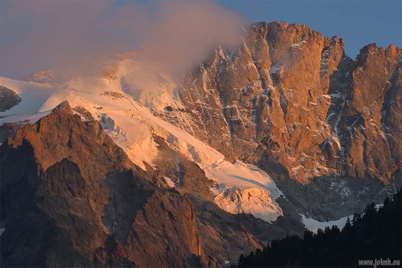 Hike from the téléphérique at La Grave, Alpes-de-Haut-Provence