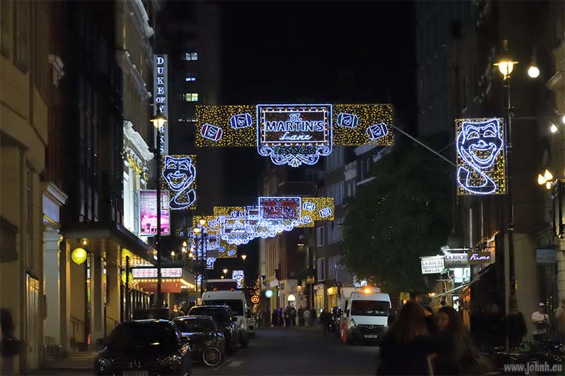 West End Christmas lights 2025