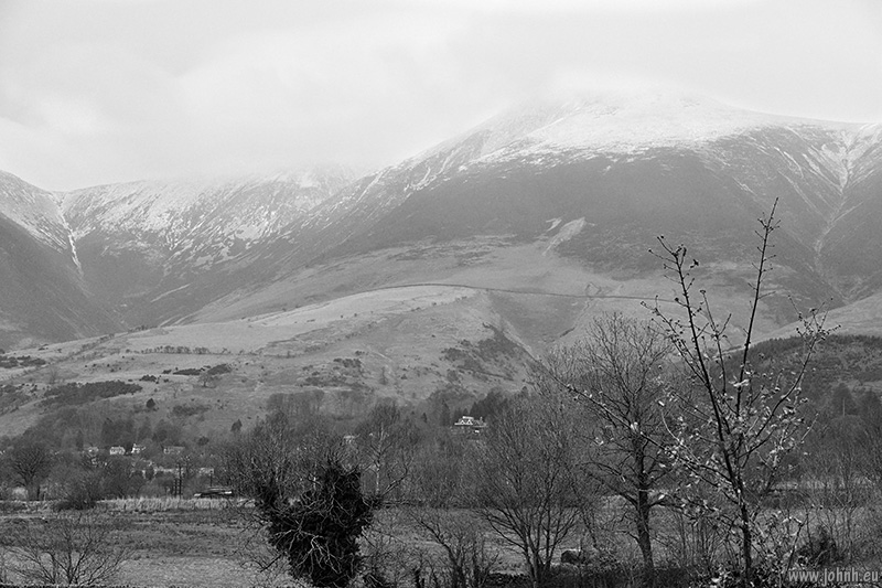 Fresh snow on Skiddaw