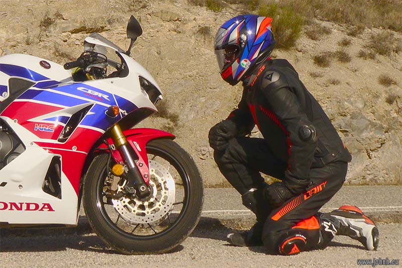 Riding my CBR600RR in Provence