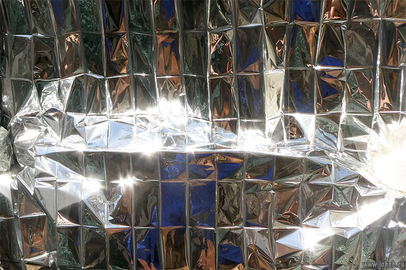 Images made with solar film keeping heat out of windows.