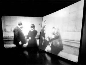Hysterical (Double Projection Film Still) Douglas Gordon, 1995, Image courtesy Southampton City Art Gallery Hysterical (Double Projection Film Still) Douglas Gordon, 1995, Image courtesy Southampton City Art Gallery